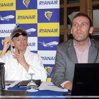 Ryanair boss Michael O Leary strip off at the launch of Ryanair 2012 calendar | Picture 115409